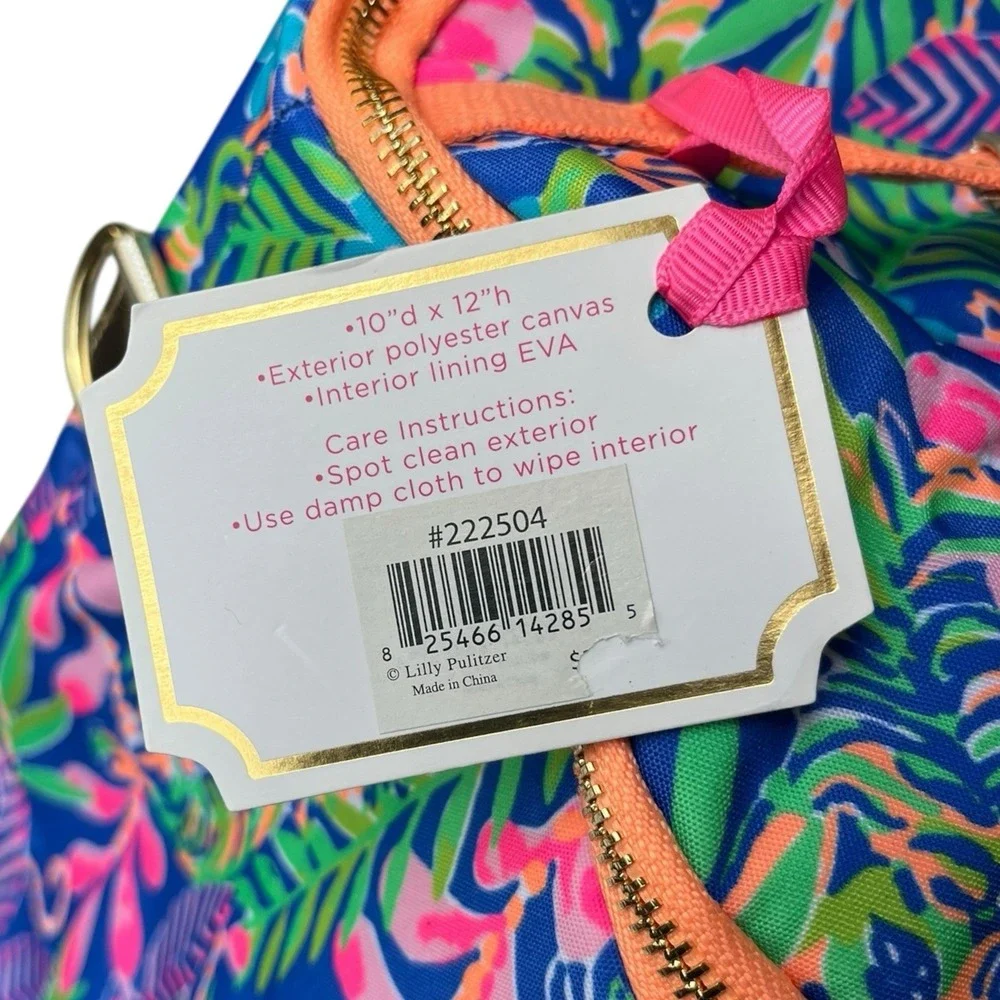 NEW Lilly Pulitzer Insulated Beach Cooler Bag How You Like Me Prowl Tropical